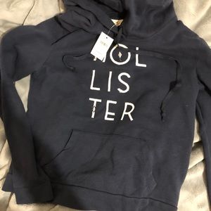Hollister navy pullover hoodie